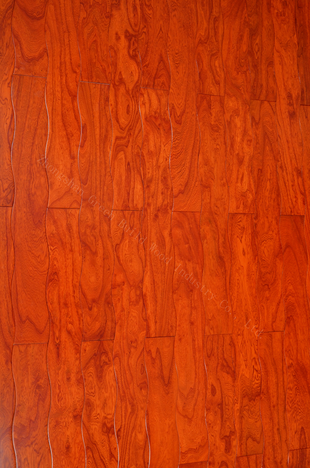 Curved Wood Flooring - Red Elm Engineered Wood Flooring